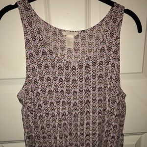 Pattern tank top